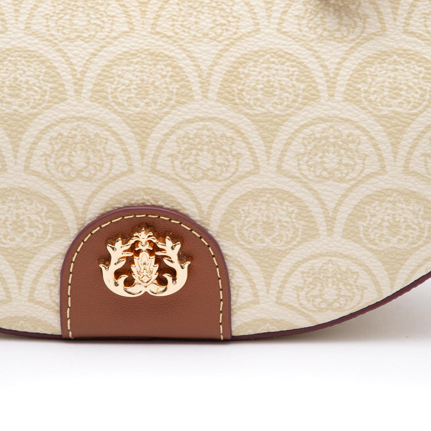 Bolsa Hobo Sirena Monograma Canvas