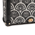 BOLSA TRUNK SIRENA JACQUARD PRETO