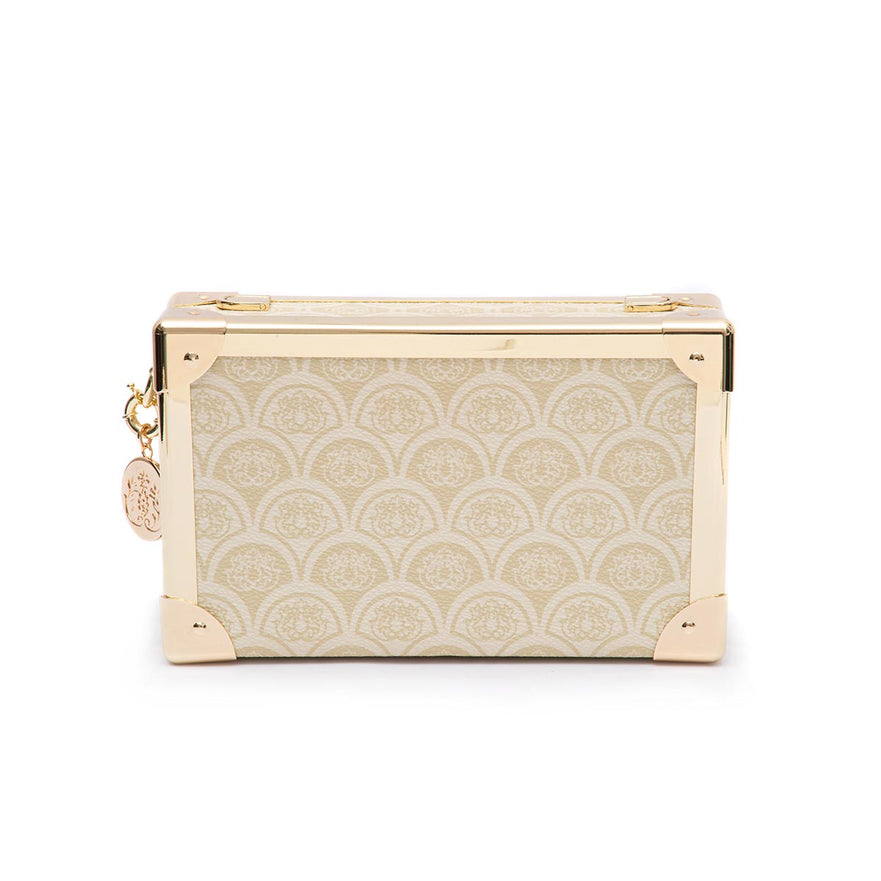 Clutch Trunk Sirena Monograma Canvas