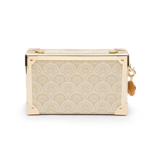Clutch Trunk Sirena Monograma Canvas