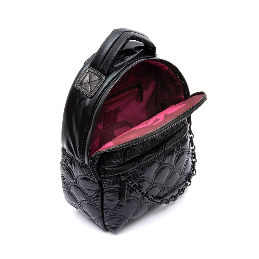 MOCHILA PUFFER NYLON PRETO
