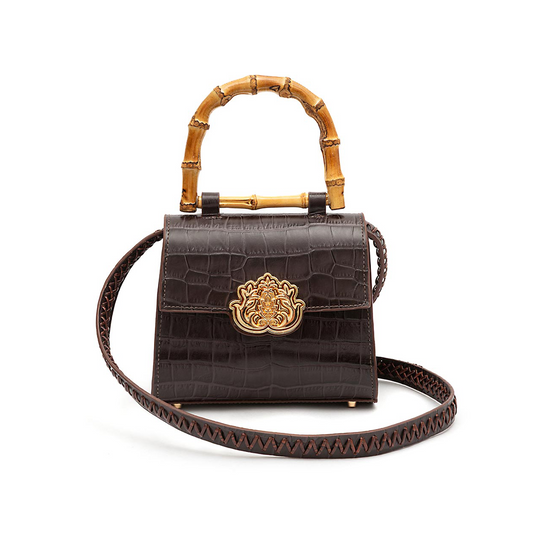 TOP HANDLE MINI MAXI CROCO ESPRESSO BAG