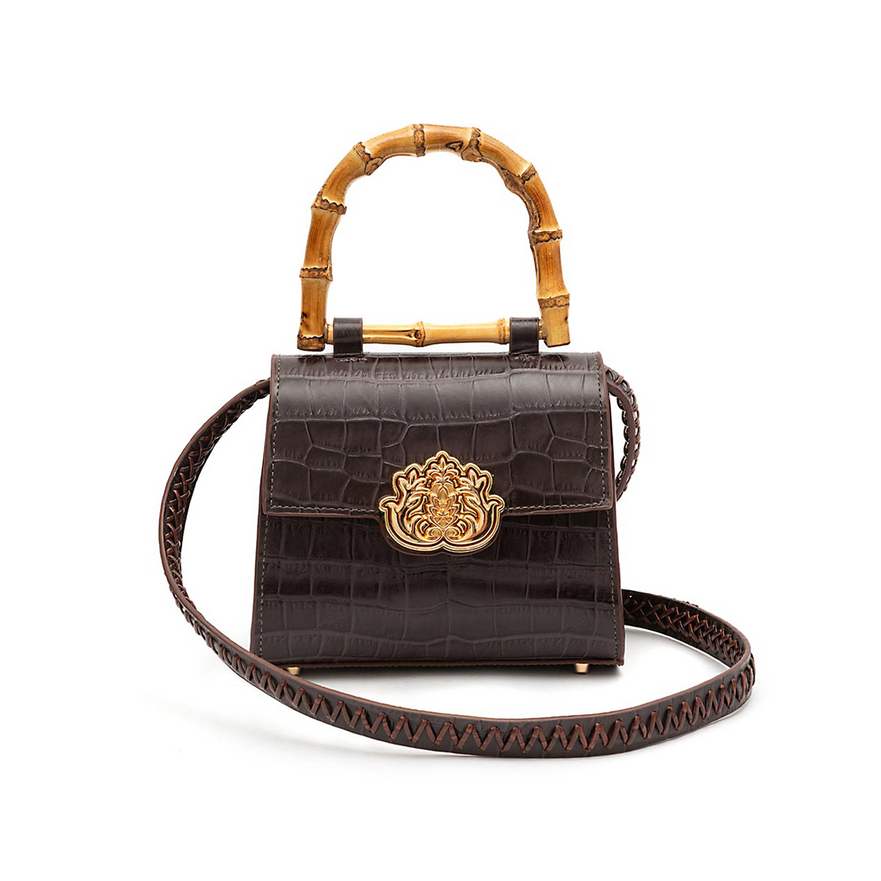 TOP HANDLE MINI MAXI CROCO ESPRESSO BAG