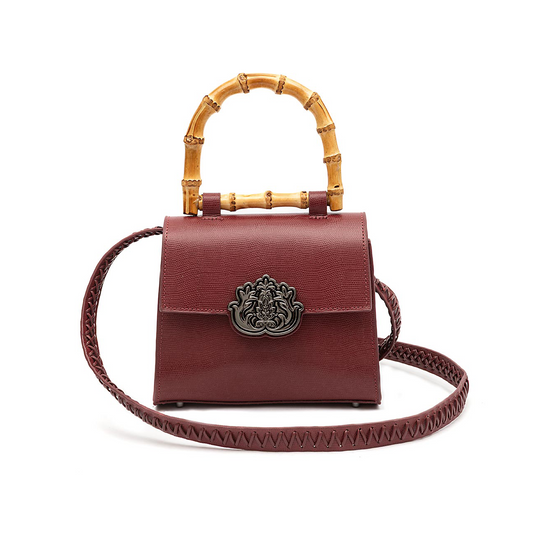 MINI CHERRY CAVIAR TOP HANDLE BAG