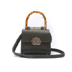 TOP HANDLE MINI MAXI CROCO MOSS BAG