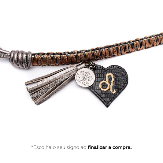ALÇA MACRAMÊ BRONZE