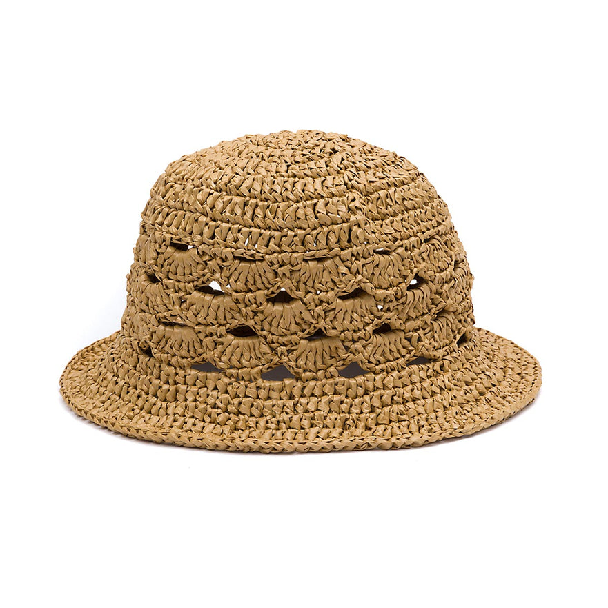 BUCKET HAT RÁFIA MONOGRAMA
