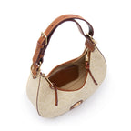 SIRENA MONOGRAM HOBO BAG CREAM CANVAS